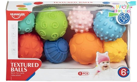 لعب كرات حسّية تعليمية للأطفال TEXTURED BALLS